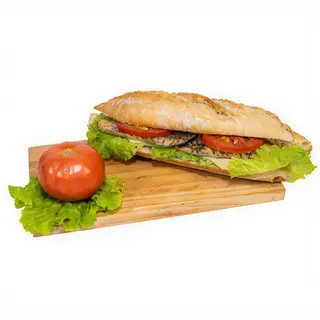 Bocadillo pollo completo