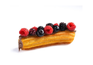 CHURRO NUTELA CON FRUTOS DEL BOSQUE