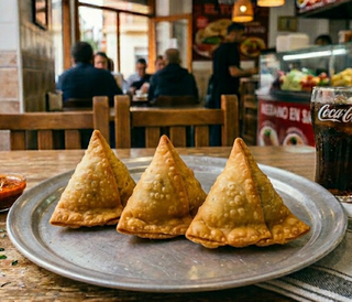 Samosa vegetal o carne (3 uds.)