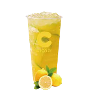 Hand shake lemon tea