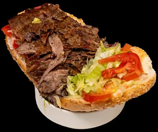 Kebab na grubym cieście z mięsem mieszanym