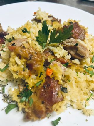 Свинско с ориз