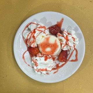 Pannacotta con le fragole