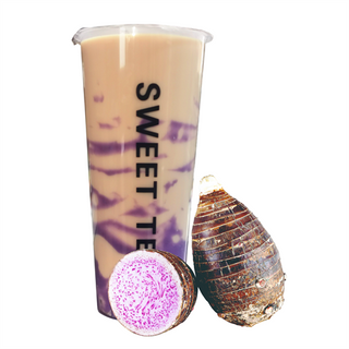 Top 4 - Nebbia di taro (tè rosso, latte, tapioca, crema taro)