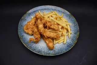 MENIU  CRISPY PUI  CU CARTOFI PRAJITI