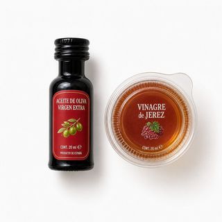 Extra aceite y vinagre