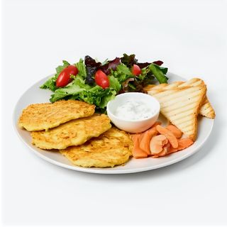 Драники из  кабачков с семгой ( 410 г)