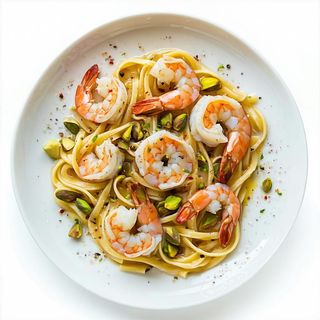 Busiata gamberi e pistacchio