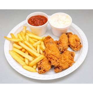 Chicken and chips