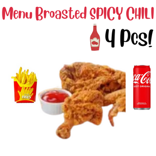 Menu Broasted SPICY CHILI 4 Pcs