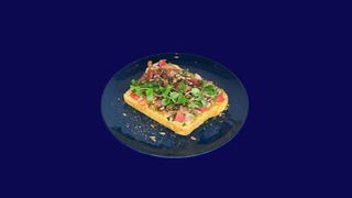 Scramble Toast z boczkiem