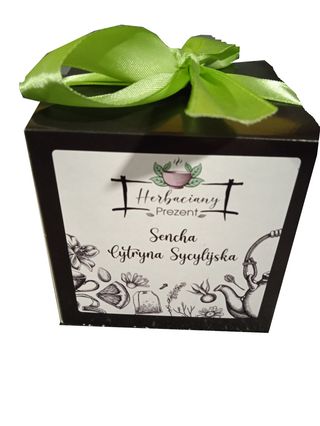 HERBATA W KARTONIKU 75G - SENCHA SYCYLIJSKA CYTRYNA