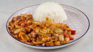 51. Steamed Rice with Curry Chicken 咖喱鸡肉盖饭