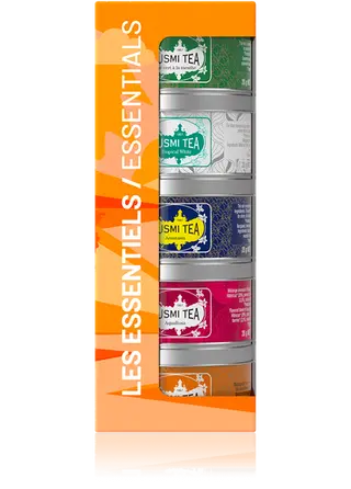 Kusmi Tea - Les Essentiels bio - Sortido de 5 caixas metálicas - 105 g