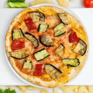 Pizza con verdure