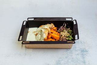 Piletina u pesto sosu sa zapečenim batatom