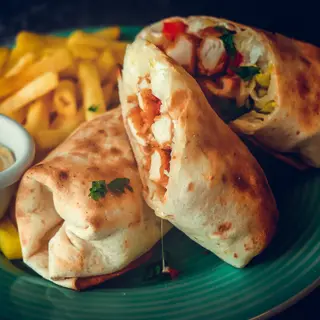 Crunchy tortilla