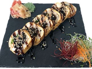 Łosoś Pieczony Tamago