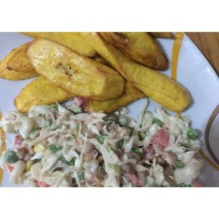 Plantain And Salad