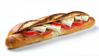 Panino Mozzarella, pomodoro, olio, origano e pepe