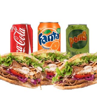 Menú Kebab (3 Uds.)