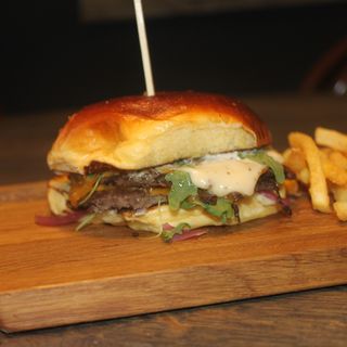 Jose Calderon's Truffle Smash Burger