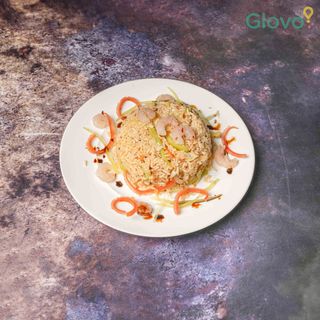 Chilli kozice sa povrćem i rižom