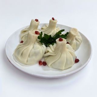 Хинкали со шпинатом