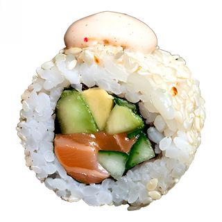 Рол Каліфорнія з лососем в кунжуті (8шт/212г)