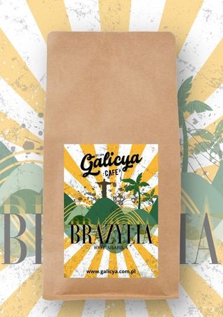 Brazylia kawa ziarnista (naturalna) 250g