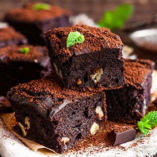 Brownie na ciepło bez lodów