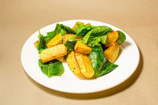 Cartofi Province cu spanac 