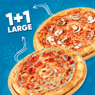 1+1 დიდი პიცები