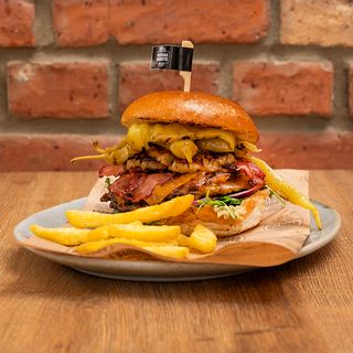 Smash Burger Peperoni Pineapple