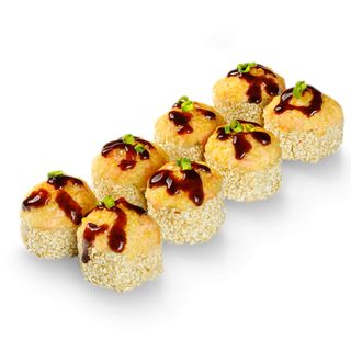 Pieczony roll z łososiem