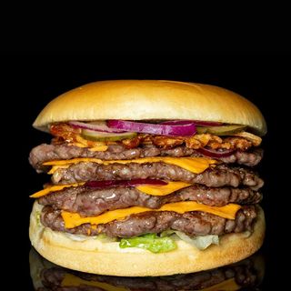Double-Double Bacon Smash burger