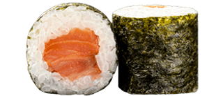 Макі з копченим лососем (160г)