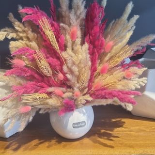 Vase Séché Pink Purple