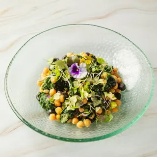 Wok de garbanzos