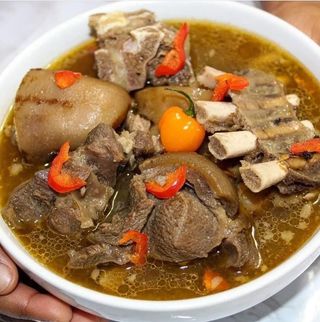Goat meat peppersoup