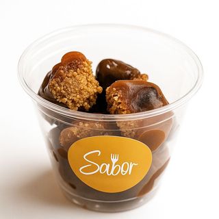 Bolitas de brownie salado 