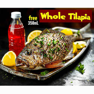 Whole Tilapia Fish (Large) +FREE 350ml Soda