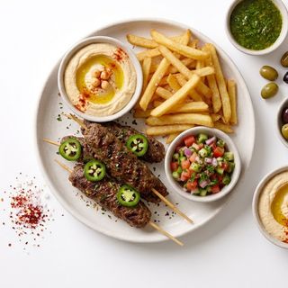 Plat De Kebab À La Viande Hachée