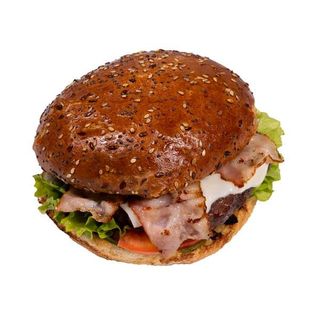 BACON BURGER + POMMES