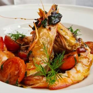 Gambas Al Sarten A La Mediterránea