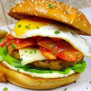 Hamburguesa Especial De Pollo