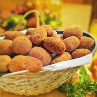 Suppli pomodoro e mozzarella