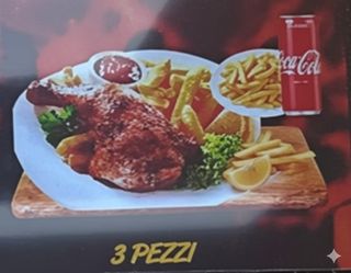 Cosce di pollo con pane