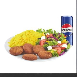 Talerz Falafel Rice, Pepsi 0,33l