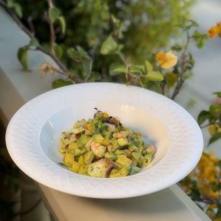 Ensalada con mariscos